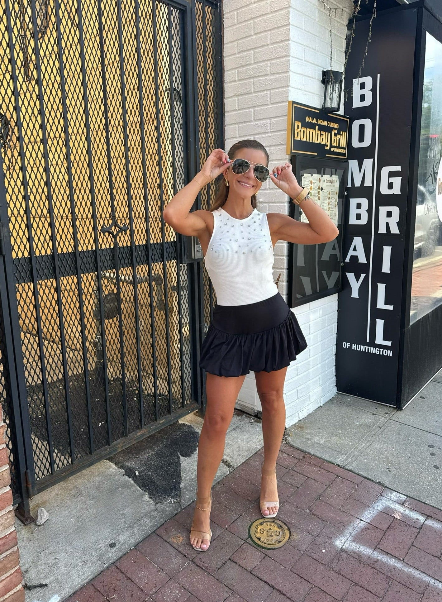 ミニスカート [media82] Mini bubble skirt IMG_3755.jpg?v=1753309457