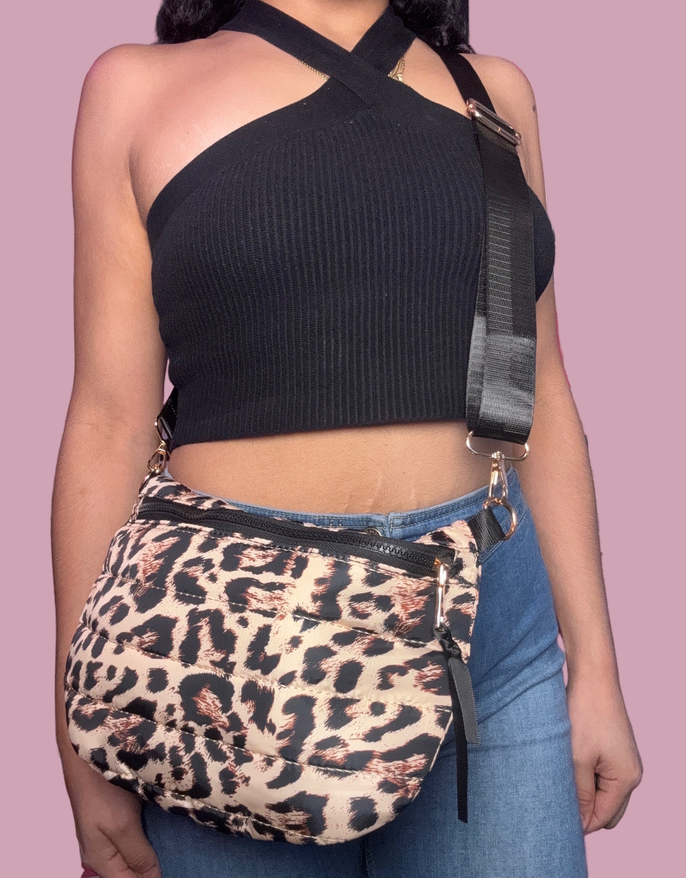 Leopard Puffer Crossbody Bag – The Snooki Shop