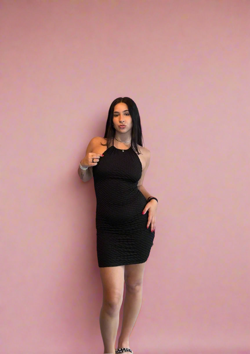 Bubble Knit Halter Dress The Snooki Shop Bubble Knit Halter Dress The Snooki Shop