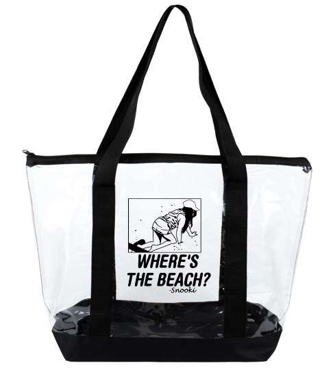Where s the Beach Clear Tote The Snooki Shop