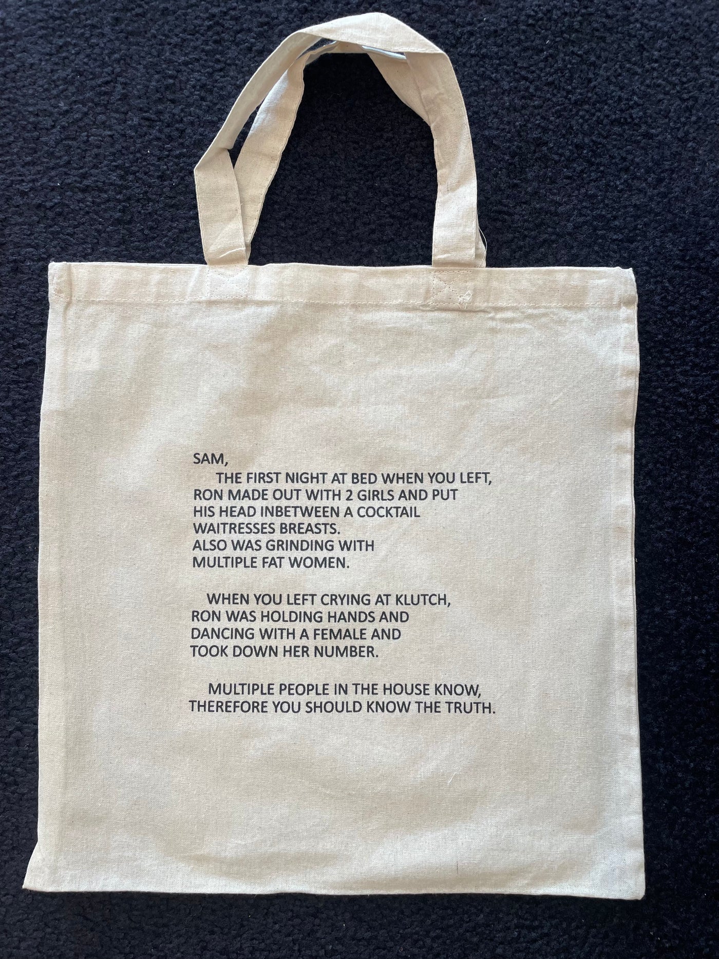The Note Canvas Tote