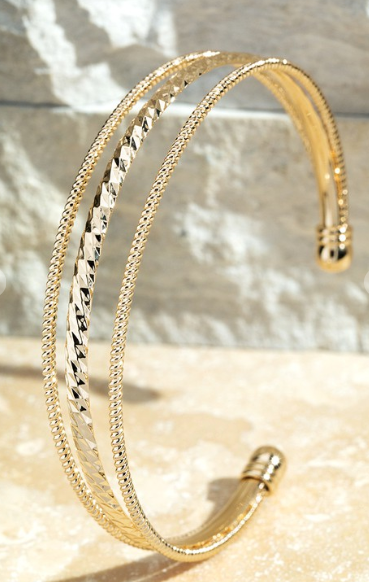 Gold Gabriella Cuff Bracelet