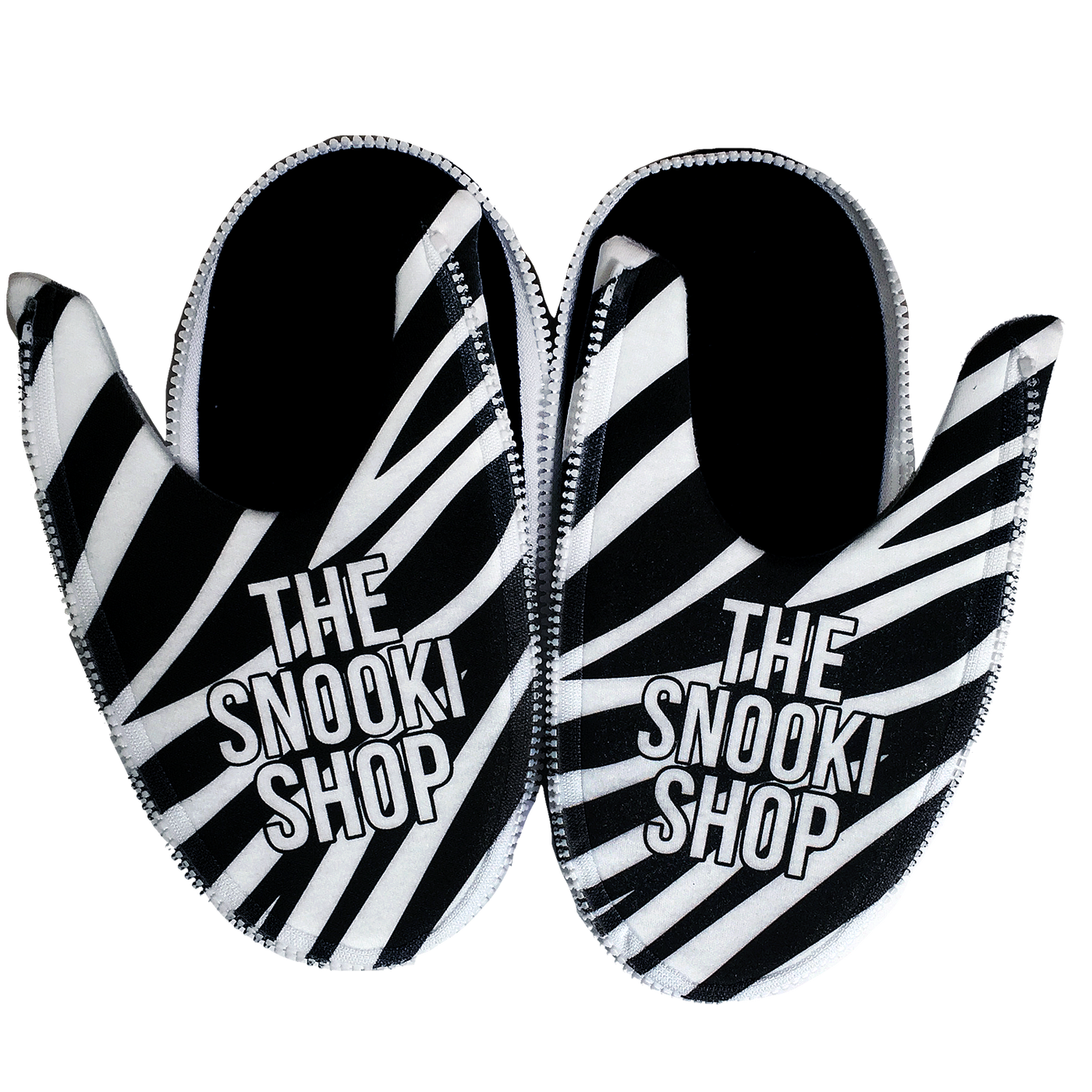 The Snooki Shop Zlipperz - Black Zebra