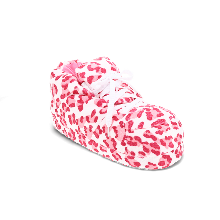 Pink Leopard Sneaker Slippers