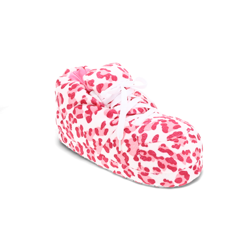 Pink Leopard Sneaker Slippers