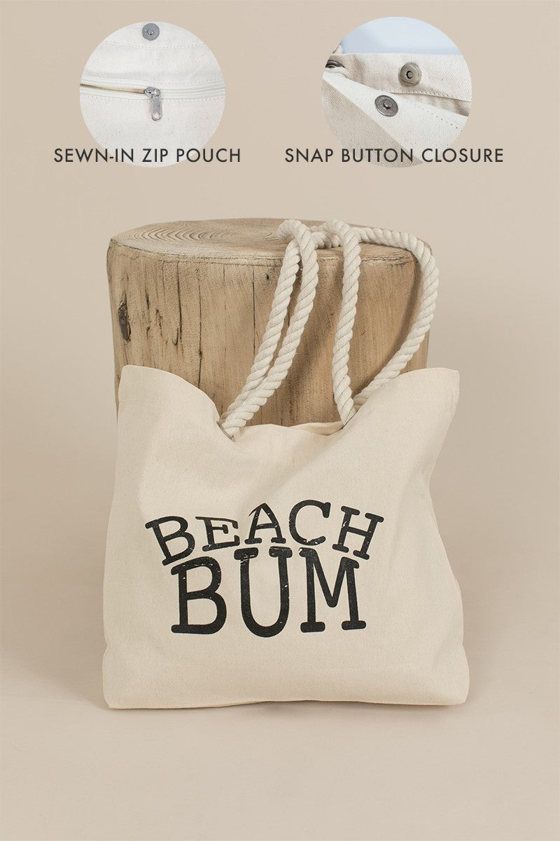 Beach Bum Rope Tote