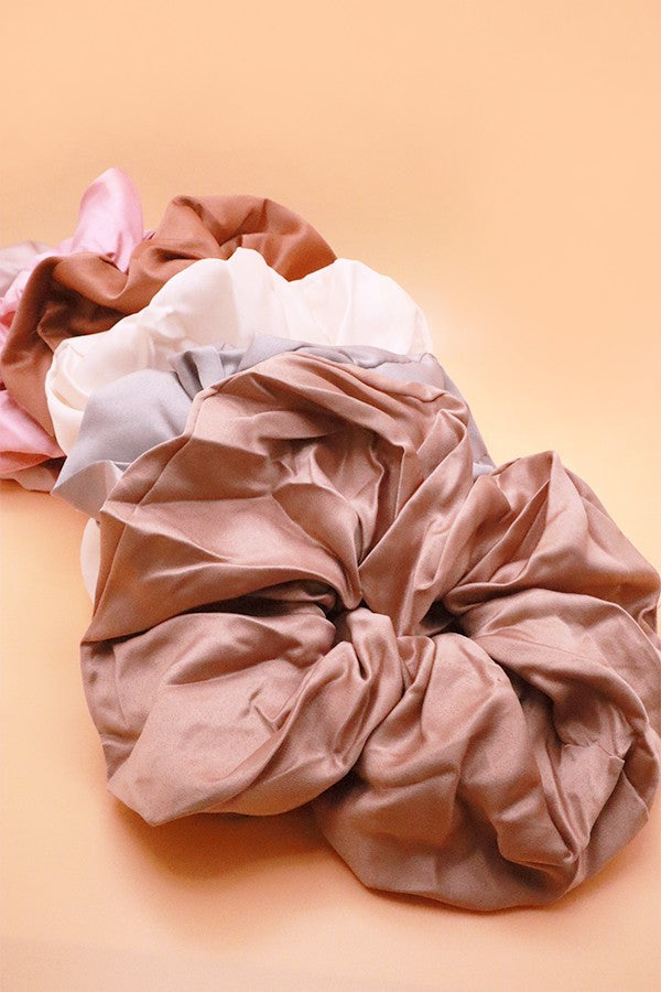 Large Satin Scrunchies