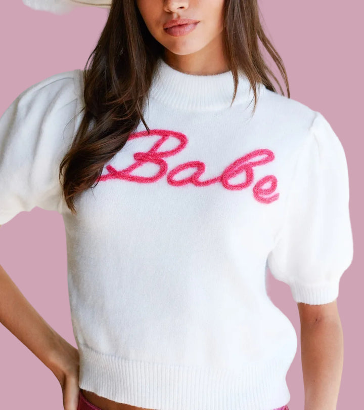 Babe Lurex Sweater