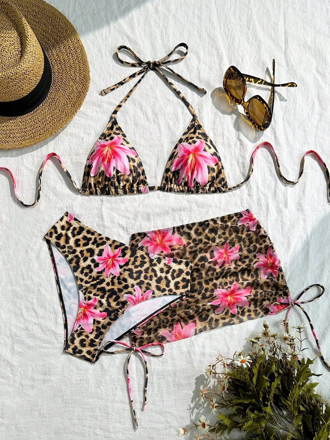 Floral Leopard Bikini