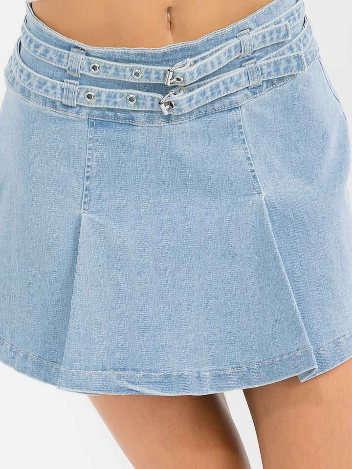Buckled Up Mini Skirt