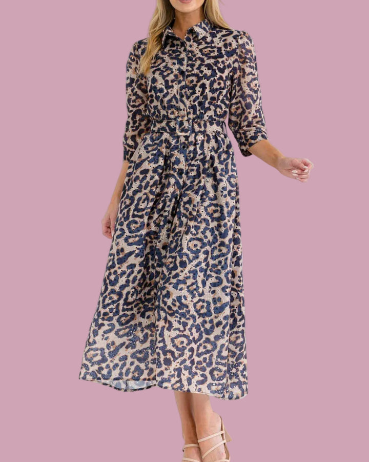 Untamed Elegance Belted Maxi