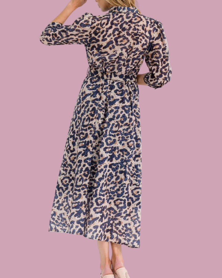 Untamed Elegance Belted Maxi