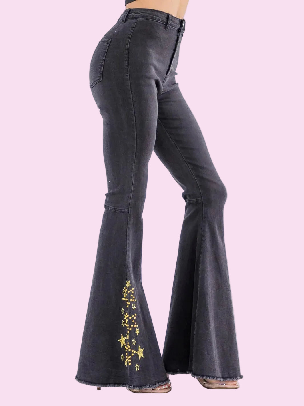 Star Accent Bell Bottoms