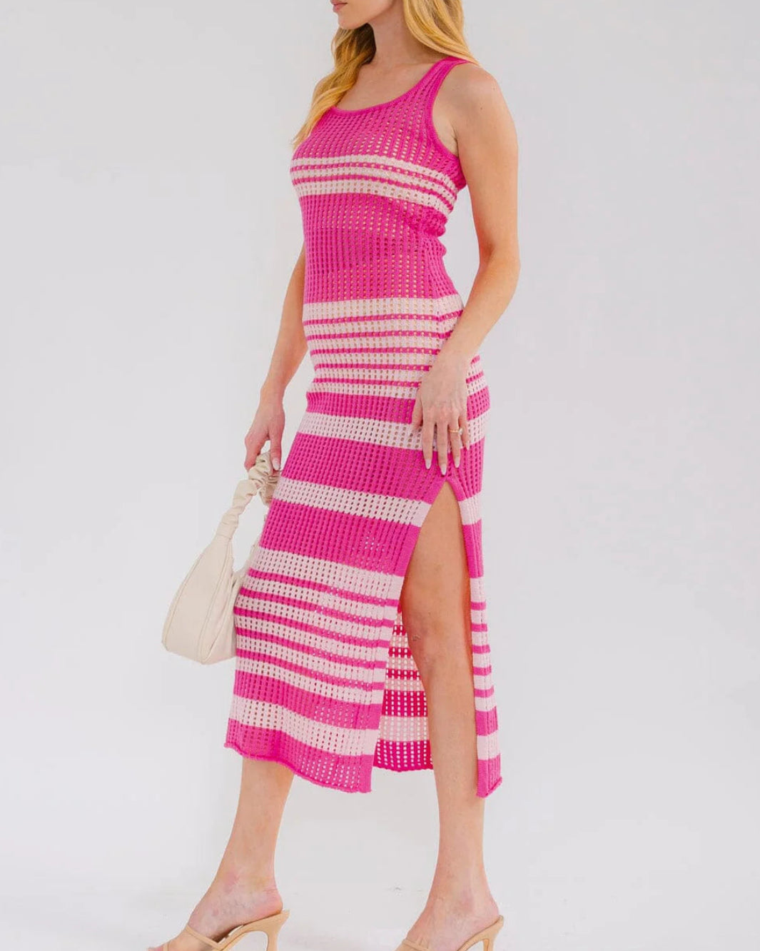 Pink Stripe Maxi