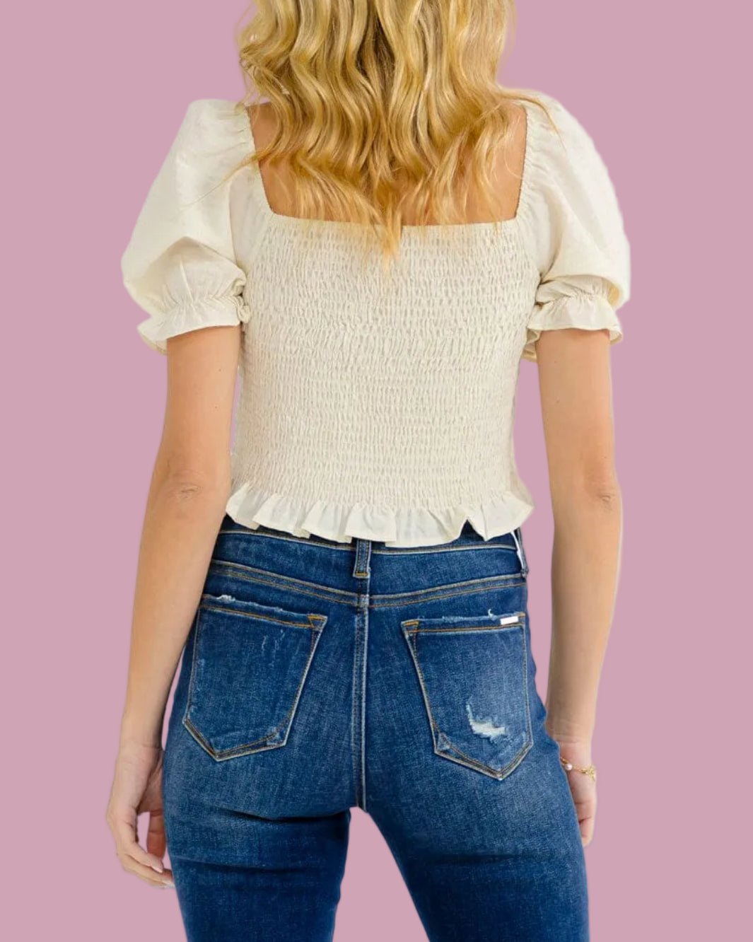 Darling Smocked Blouse