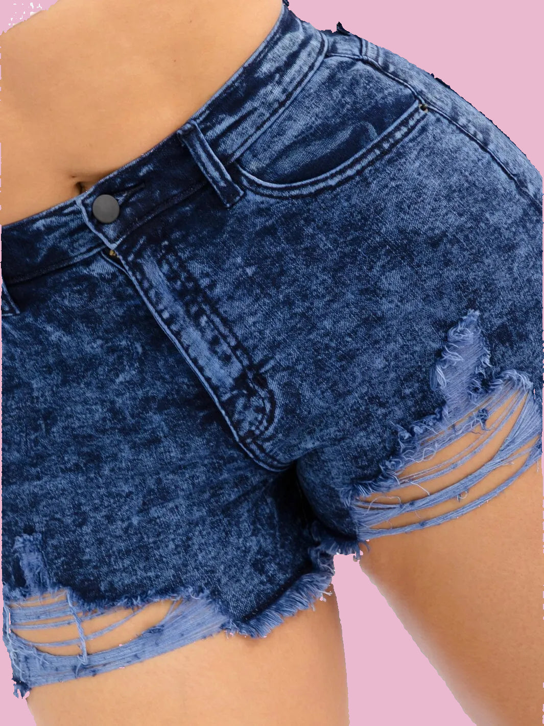 Distressed Mini Shorts