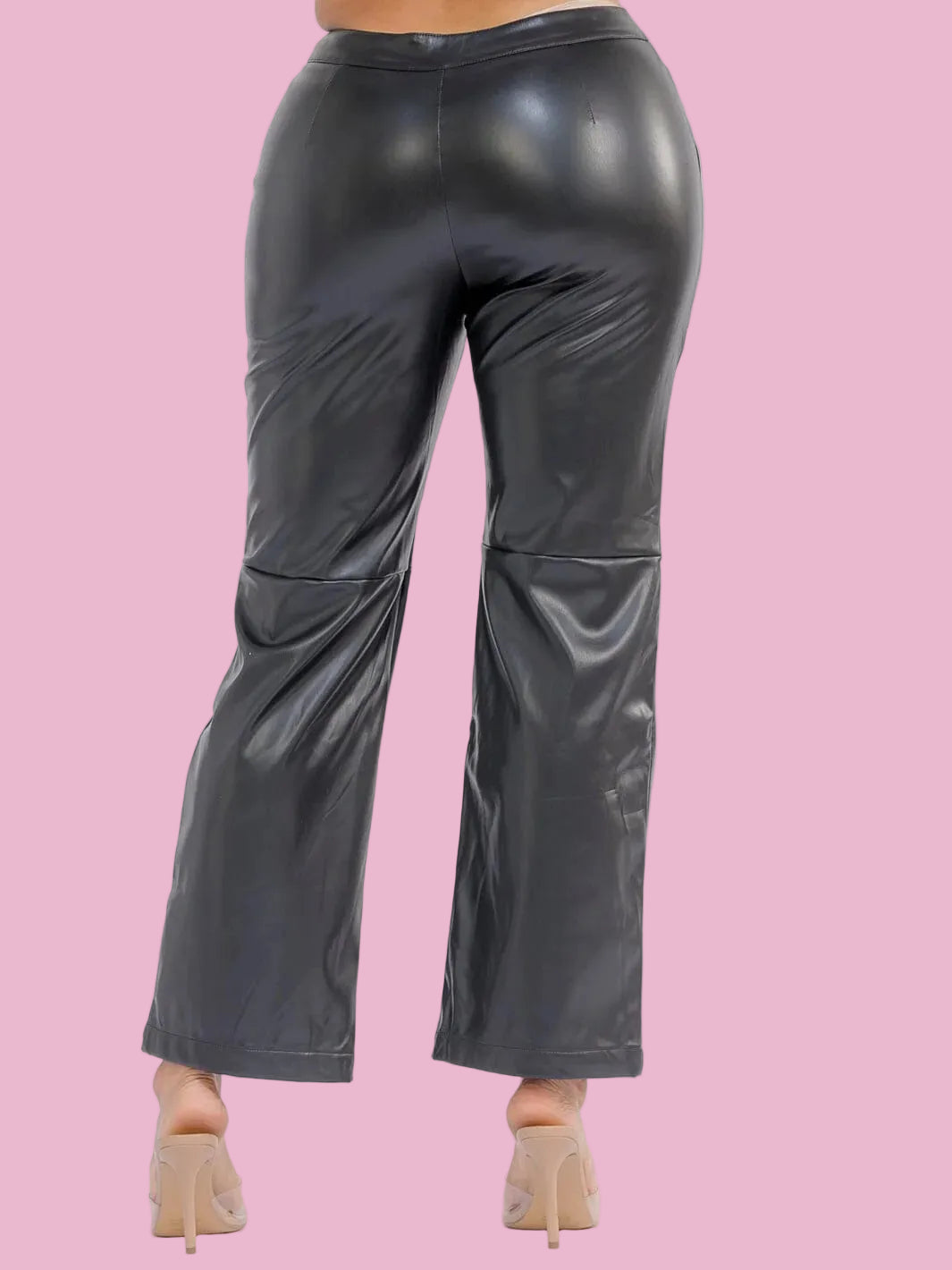 Uptown Zip Pleather Pants