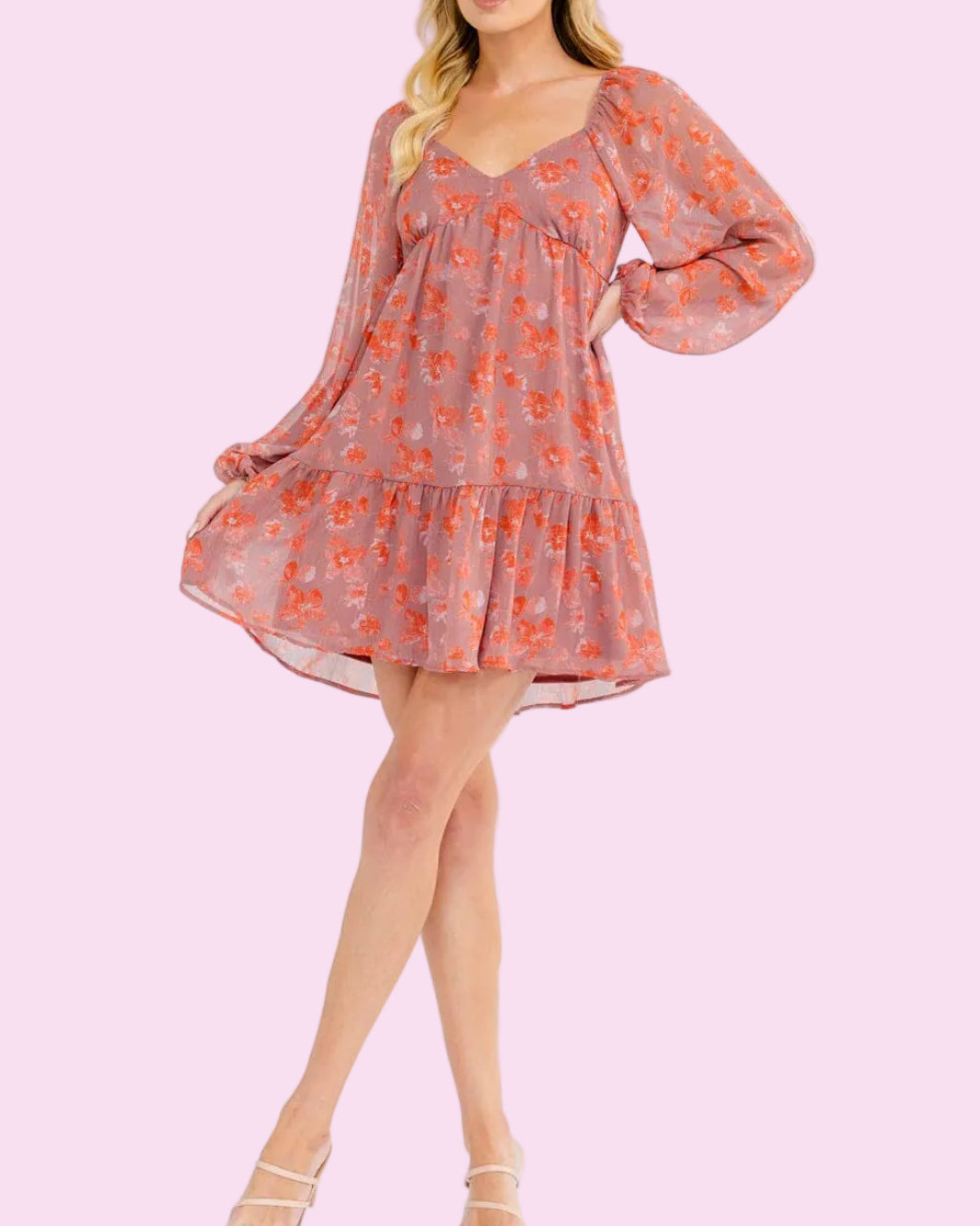 Fallen Petal Mini Dress
