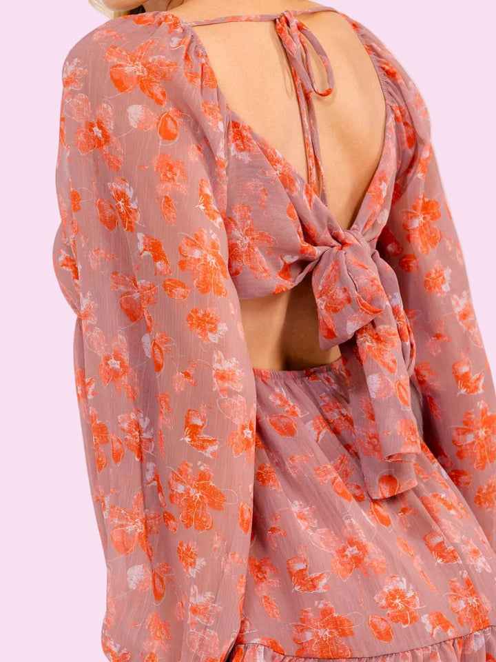 Fallen Petal Mini Dress