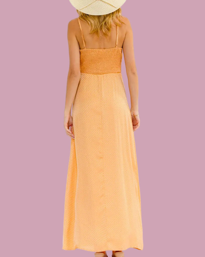 Citrus Glow Maxi Dress