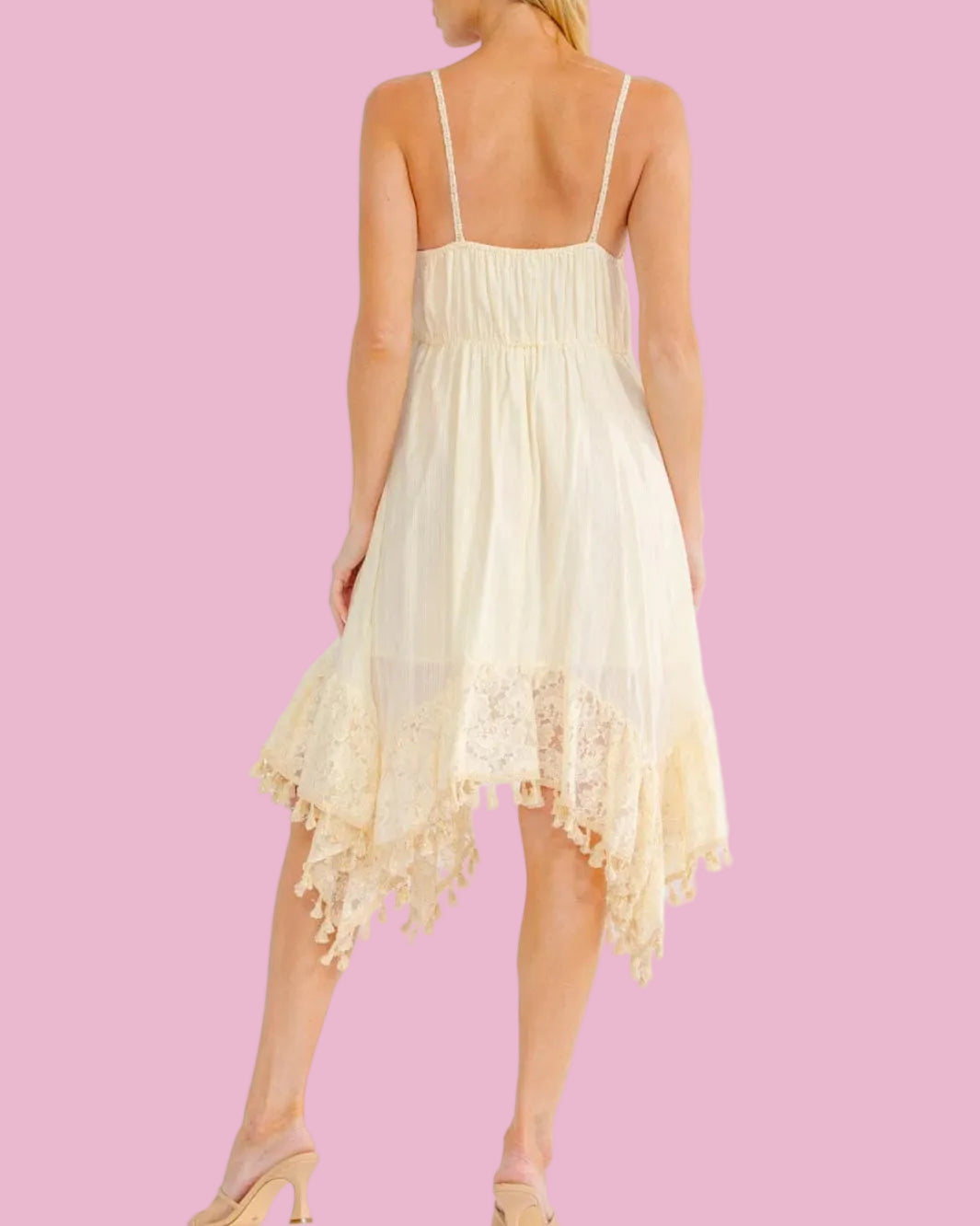 Crochet Lace Mini Dress