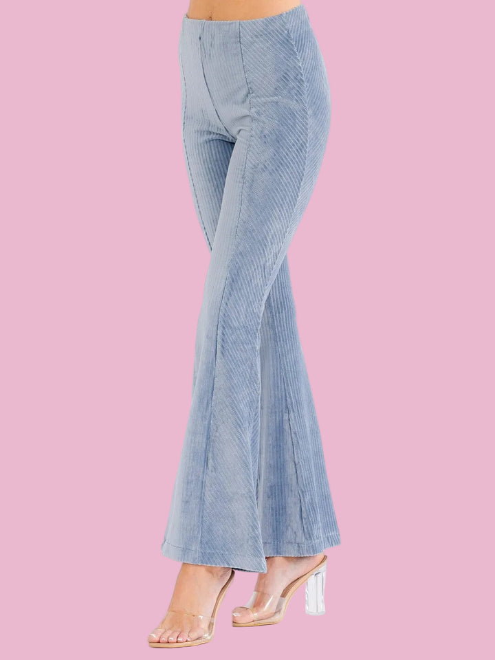 Icy Velvet Flare Pants