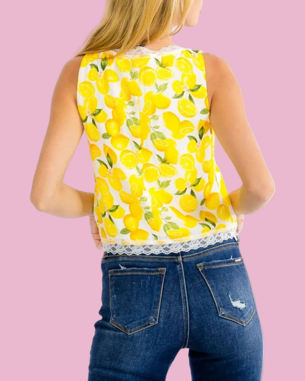 Lemon Tie Top