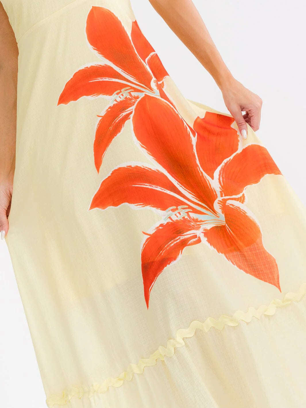 Sunset Hibiscus Dress