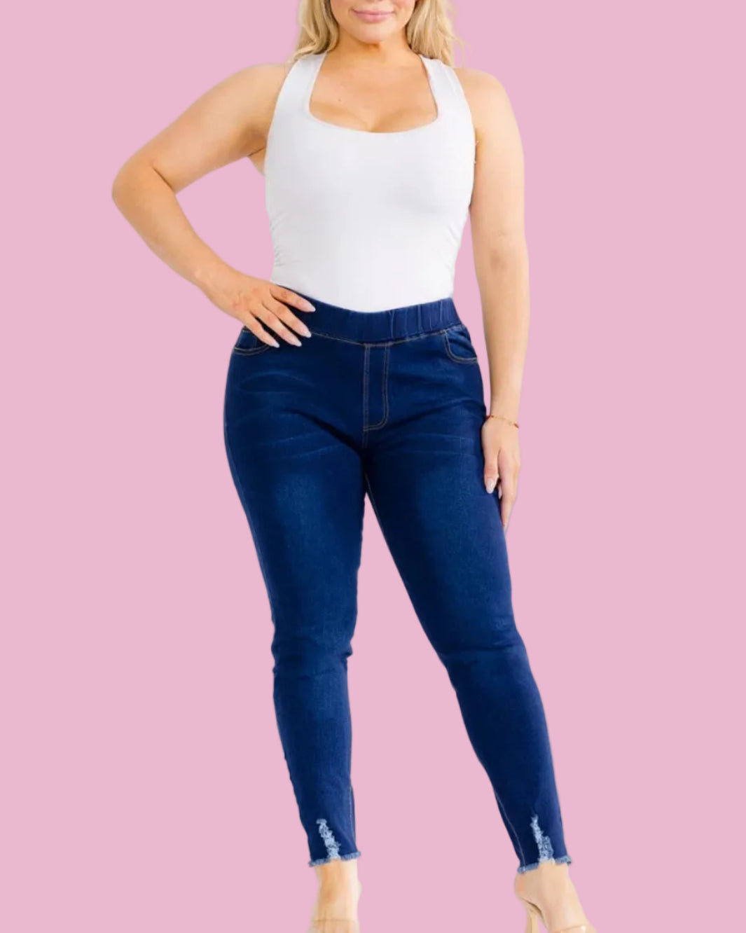 Plus Denim Skinny Jeans
