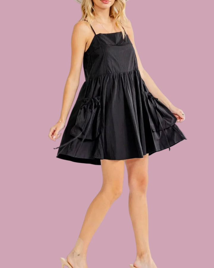 Black Daisy Lane Dress