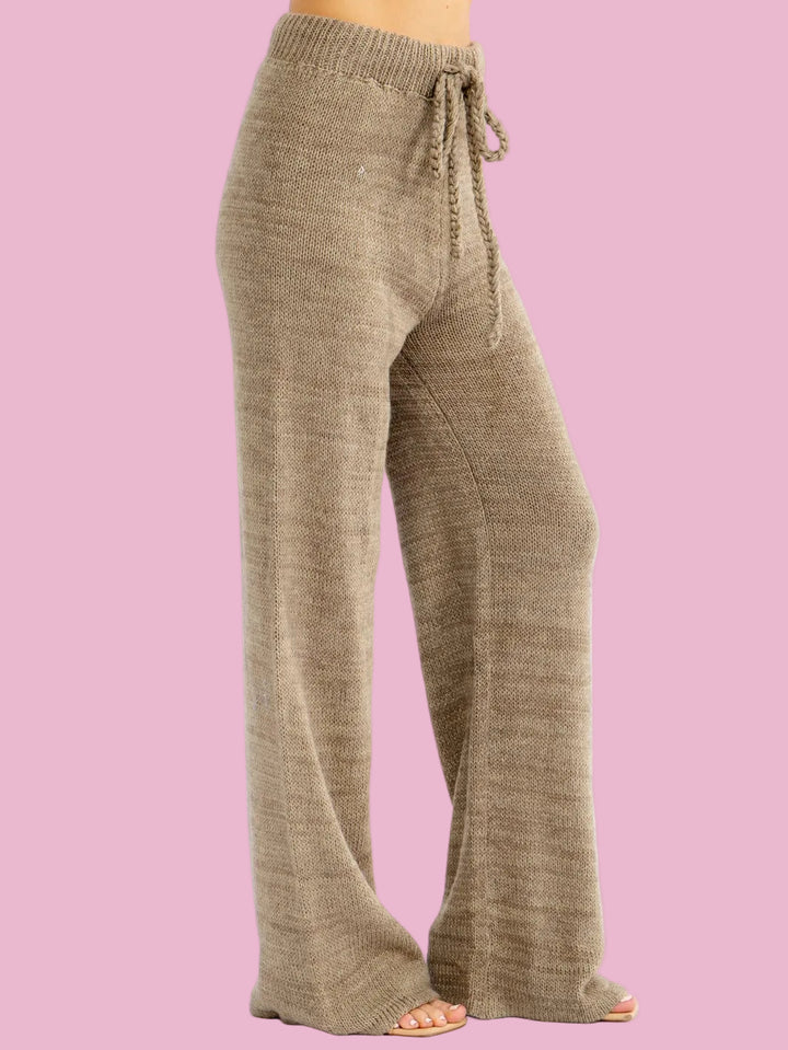Olive Knit Lounge Pants