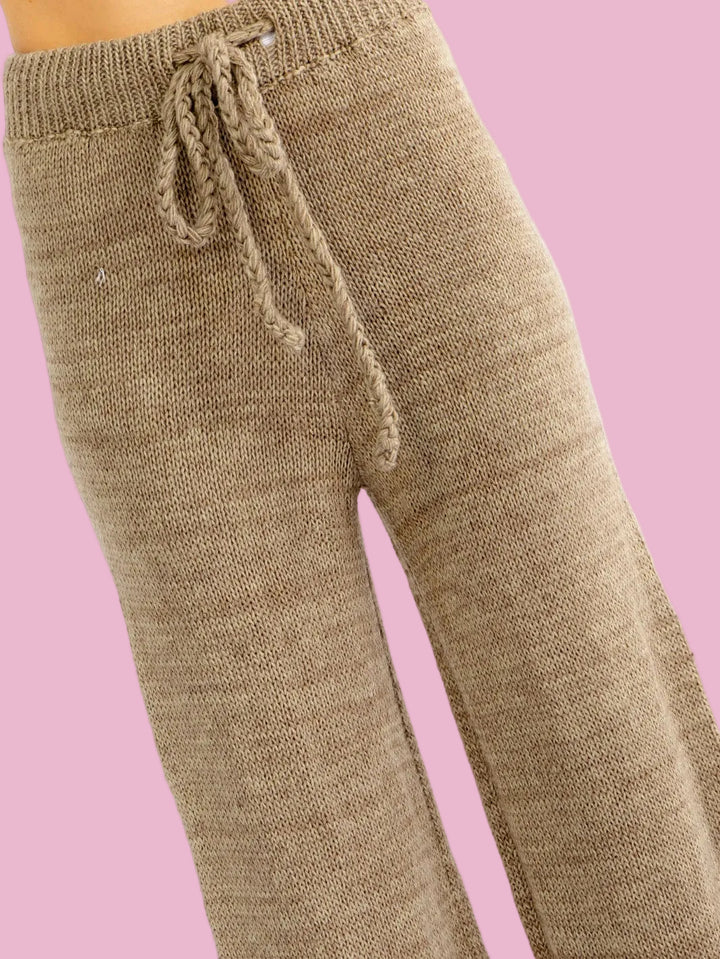 Olive Knit Lounge Pants