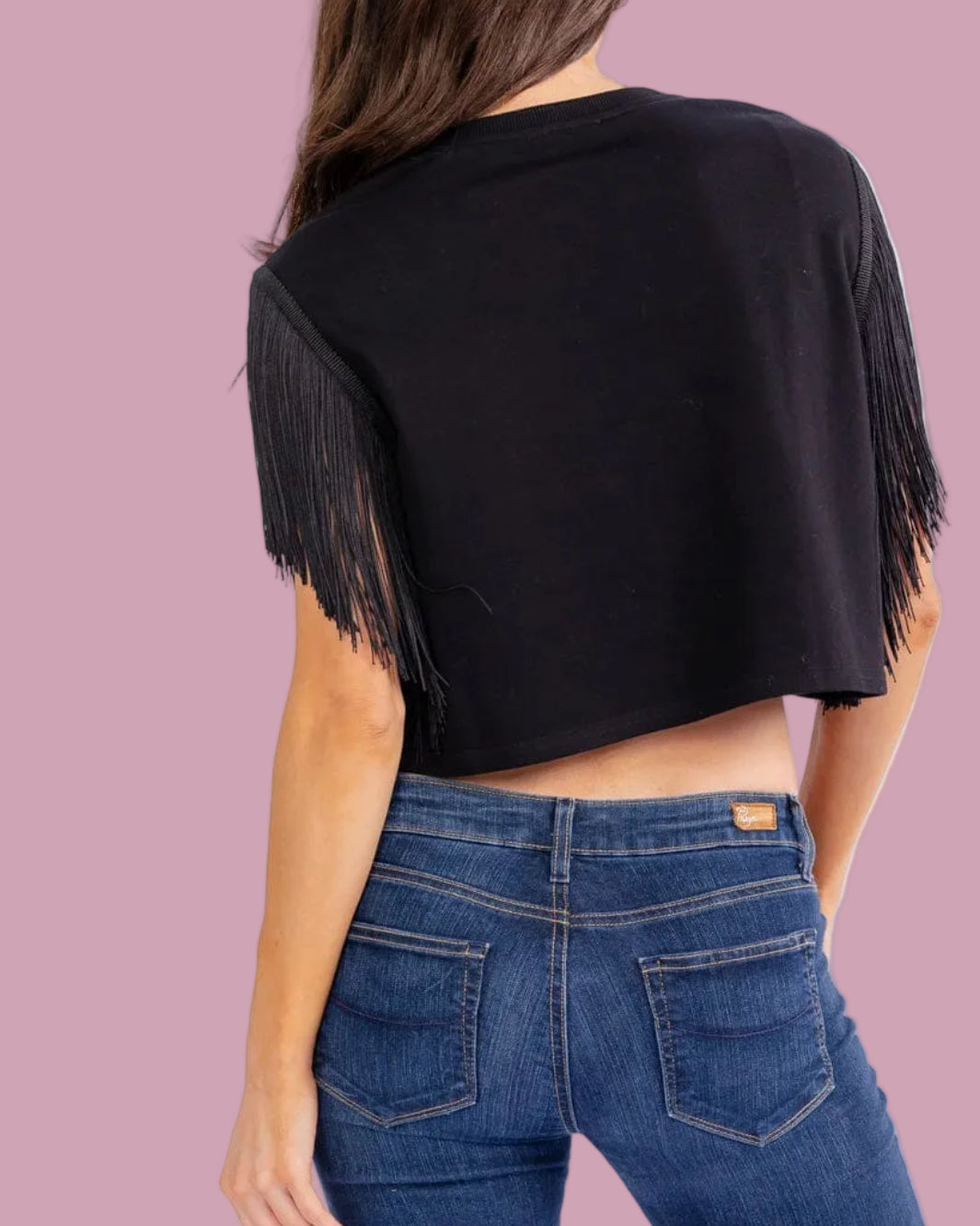 Smiley Cowgirl Crop