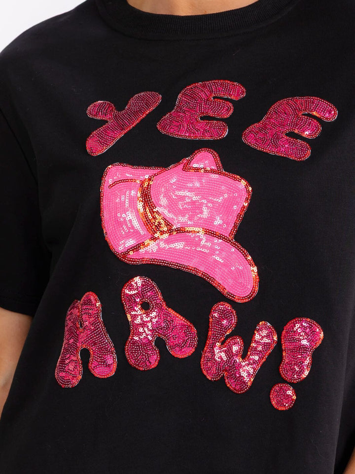 Yee Haw Sequin Tee