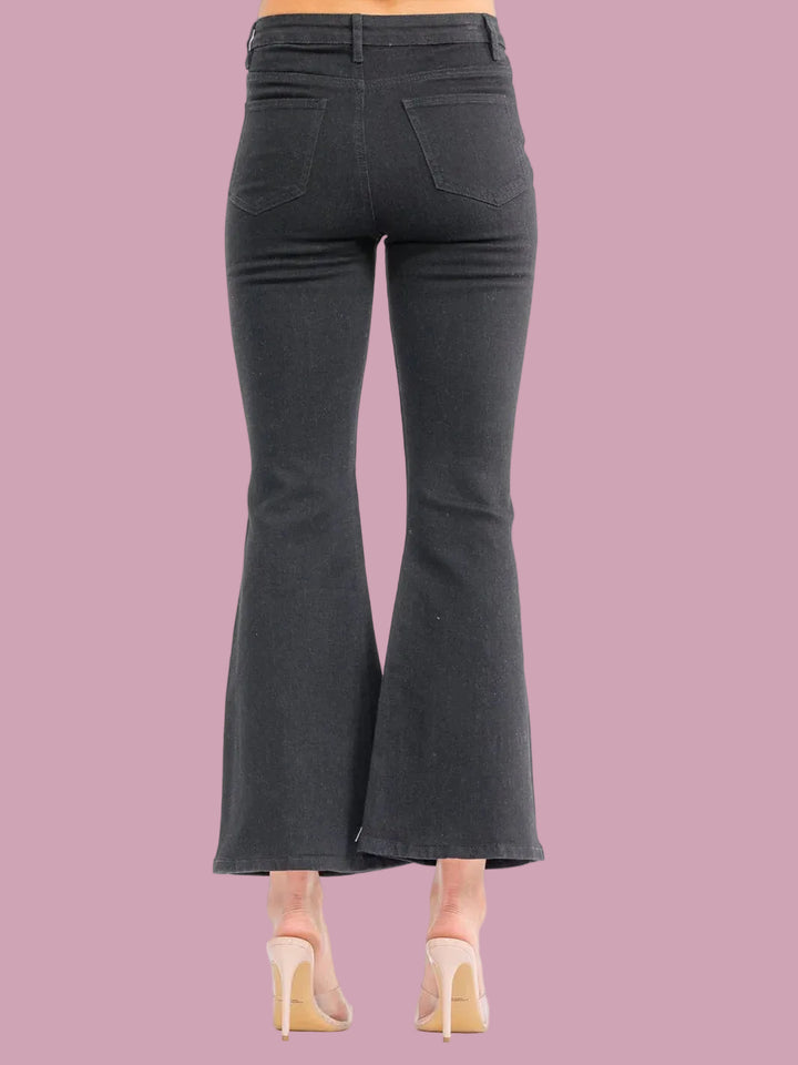 Black Rhinestone Jeans