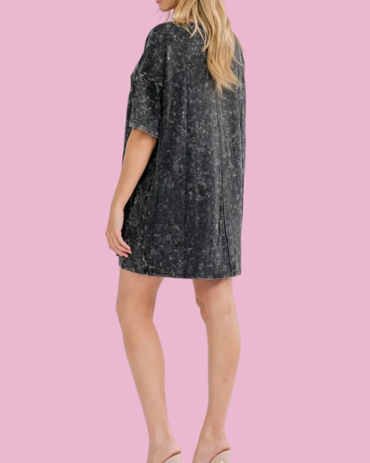 Heart Washed Mini Dress