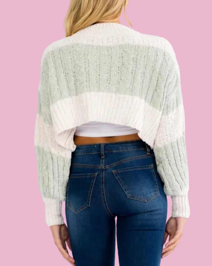 Sweet Cream Crop Sweater