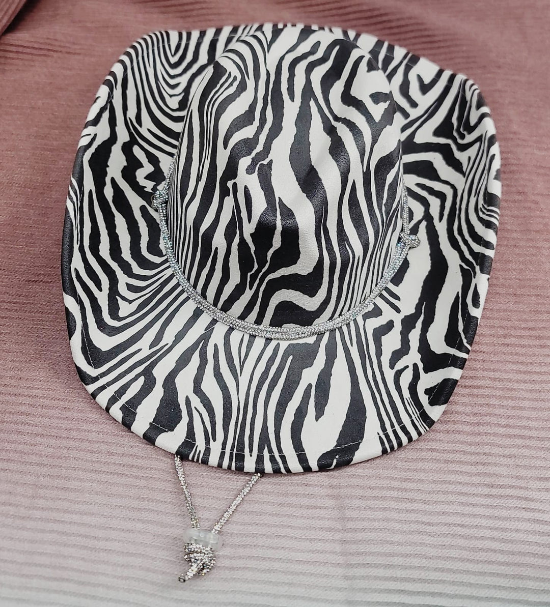 Zebra Print Cowboy Hat