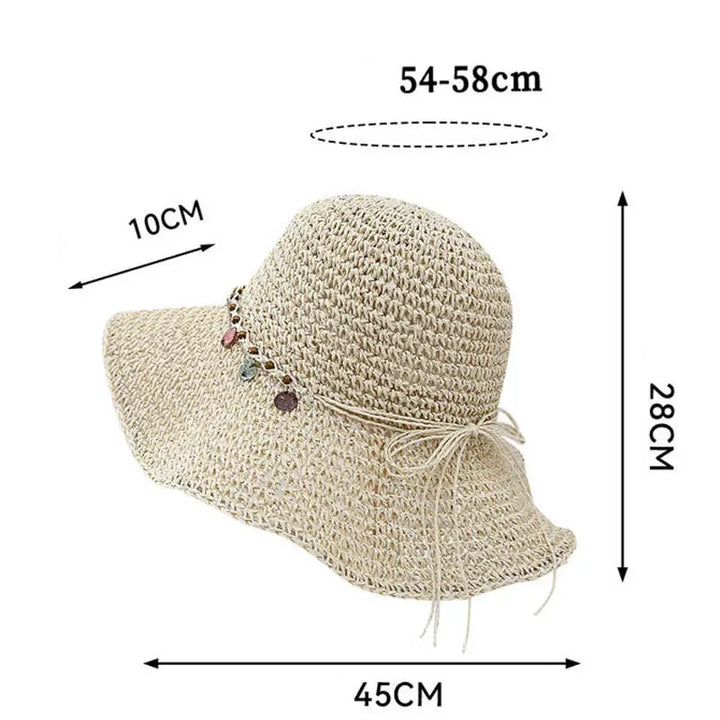 Jewel Accent Beach Hat
