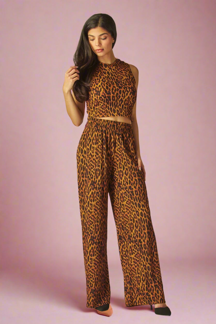 Leopard Crinkle Set