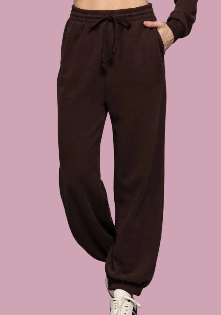 Soft Elastic Waist Joggers