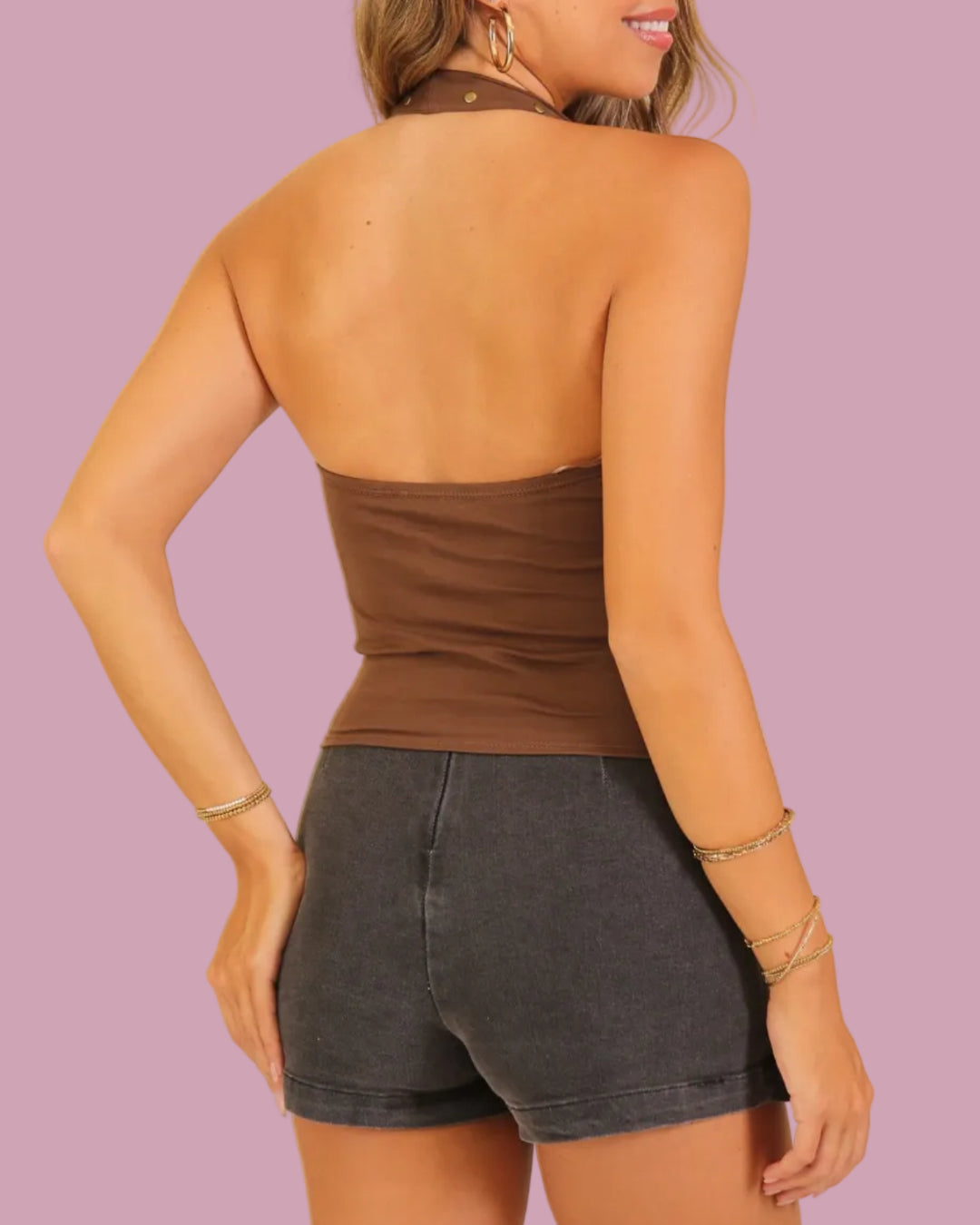 On Edge Halter Top