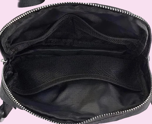 Purple Leopard Sling Bag