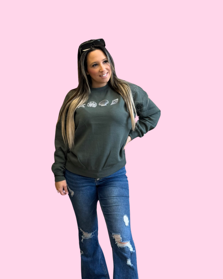 Beach Shell Crewneck