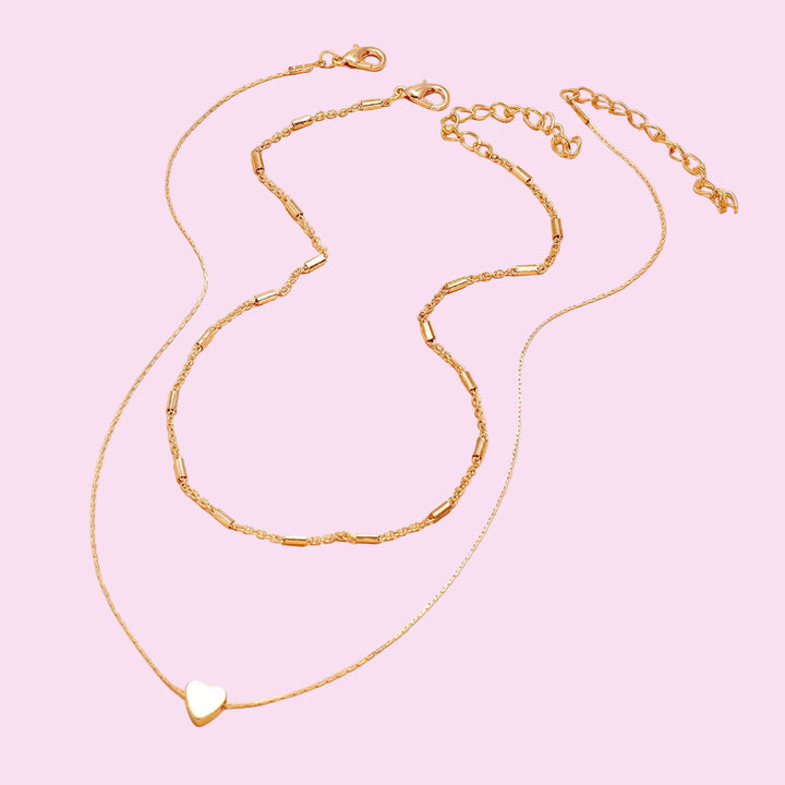 Golden Love Layered Necklace