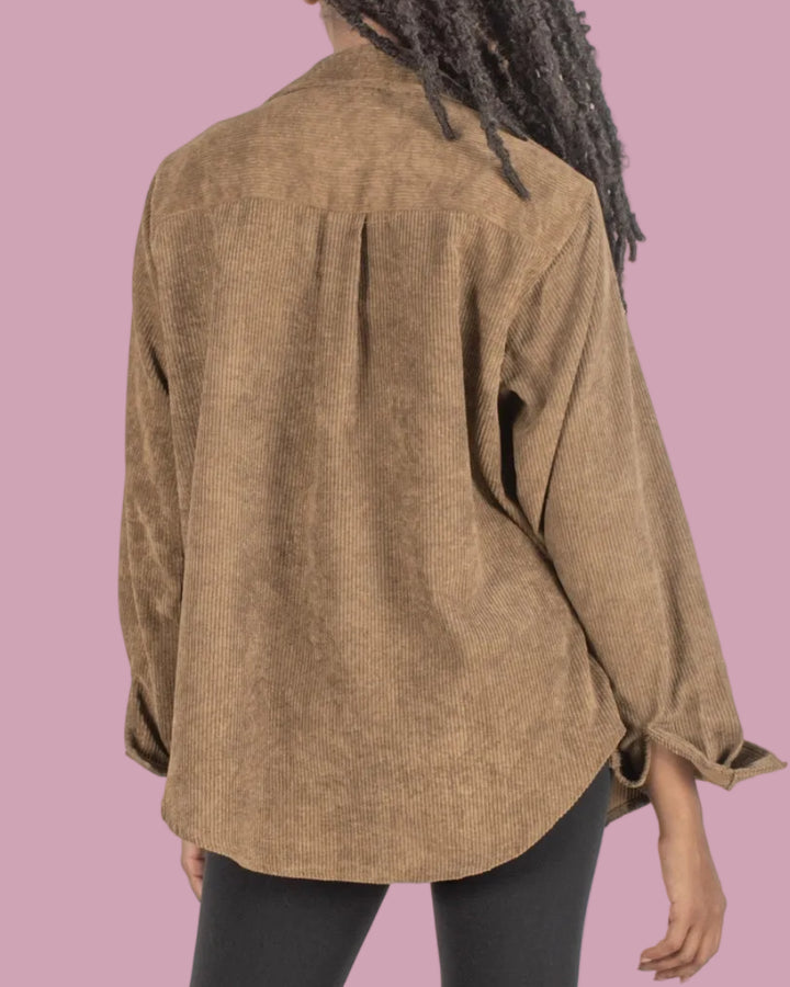 Light Corduroy Shacket