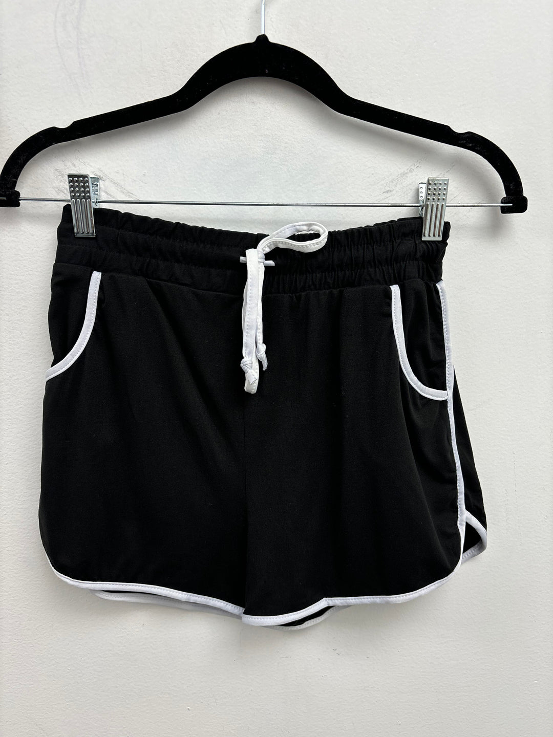 Black Drawstring Shorts