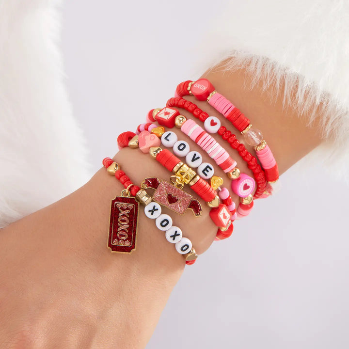 Cupids Beaded Bracelet Stack