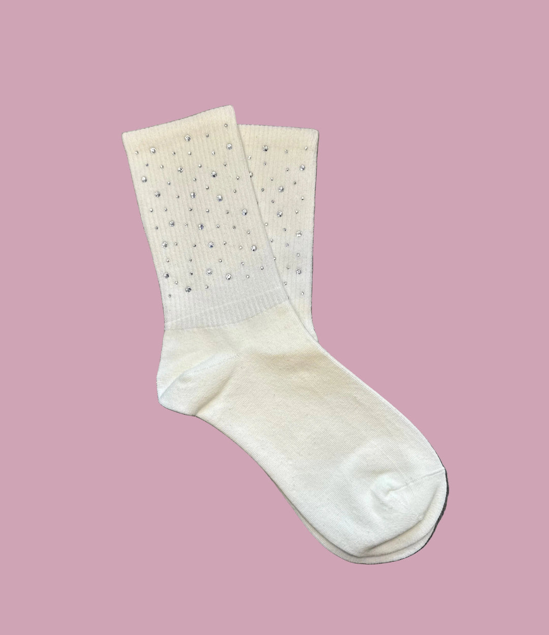 Rhinestone Glow Socks