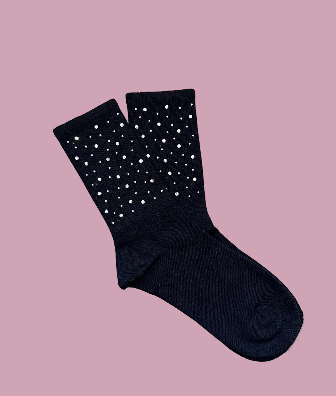 Rhinestone Glow Socks